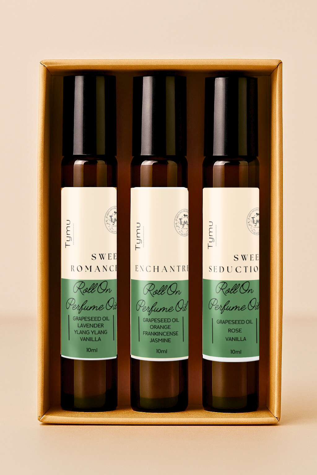 Essential Perfume Set – 3 x 10ml Botanical Rollers
